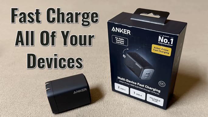 Amazon.com: Anker Prime 100W USB C GaN Charger, 3-Port